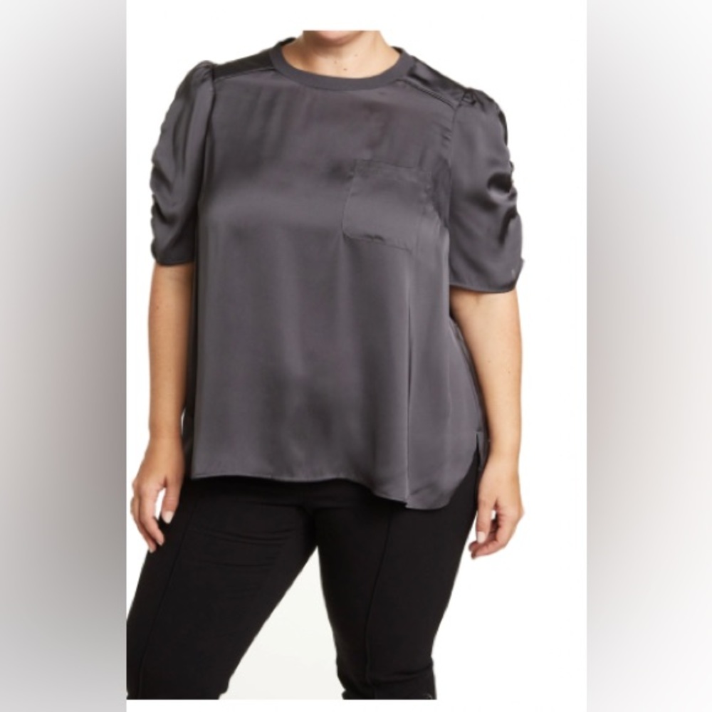 New DR2 Satin tee with pocket